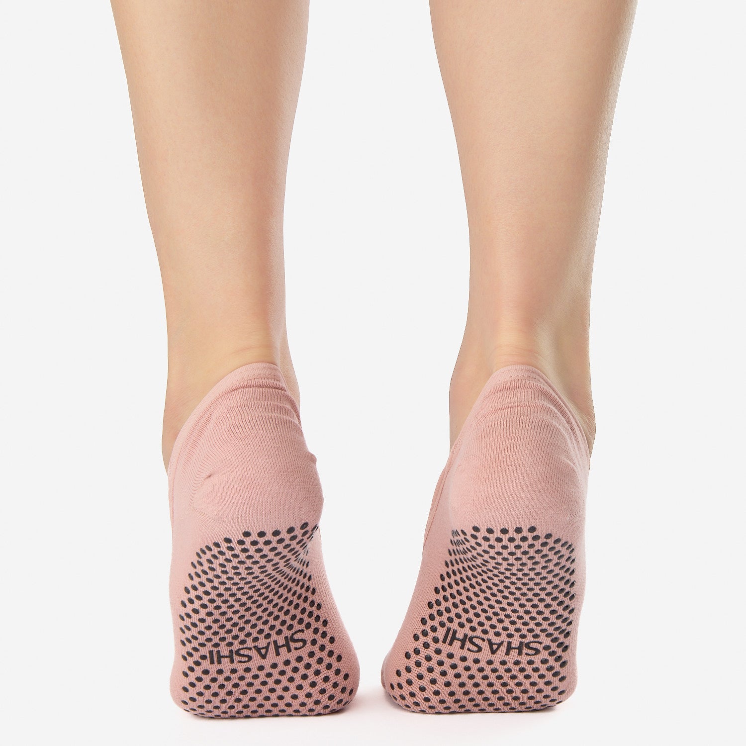 Cross Strap No Show Grip Sock