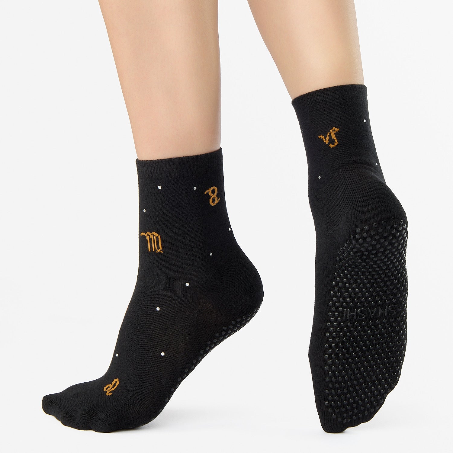 Star Sign Ankle Grip Sock