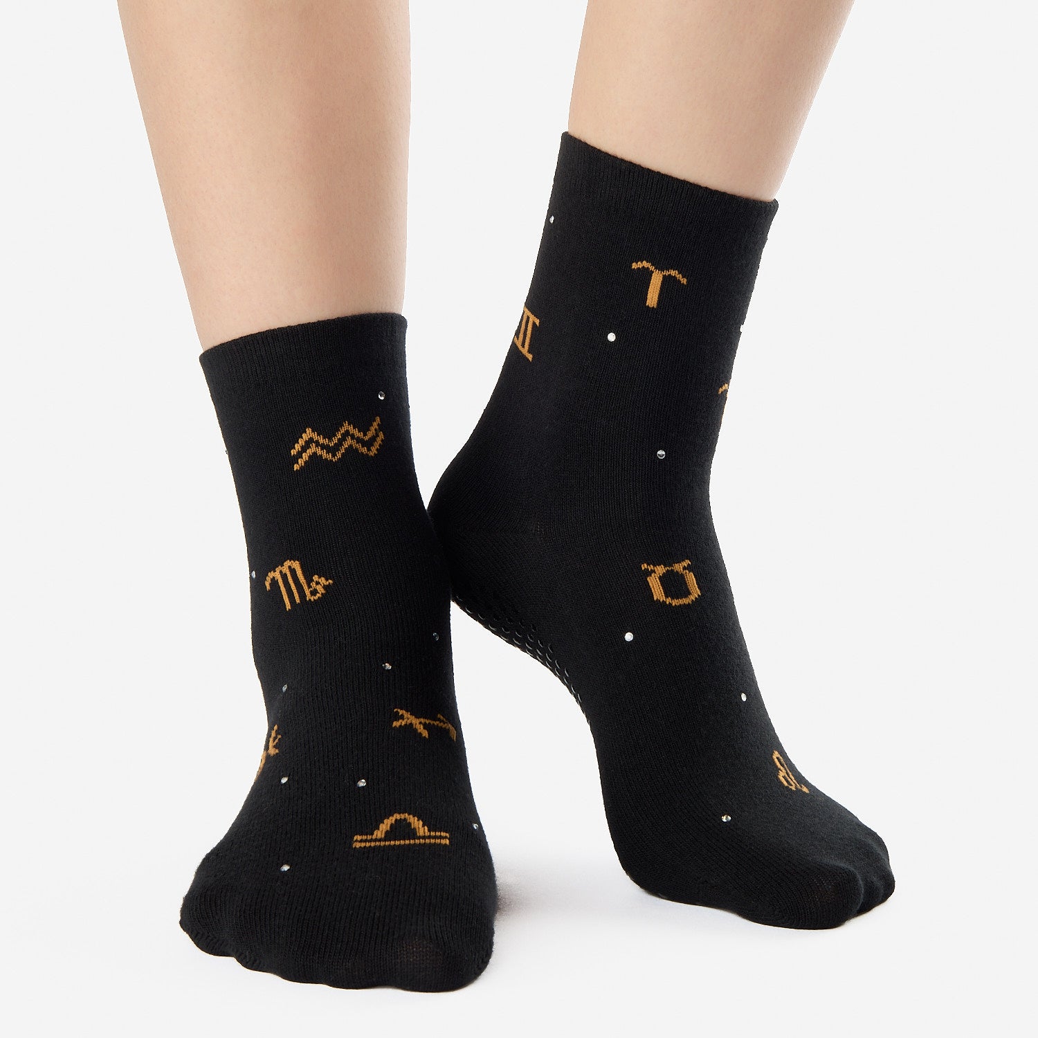 Star Sign Ankle Grip Sock
