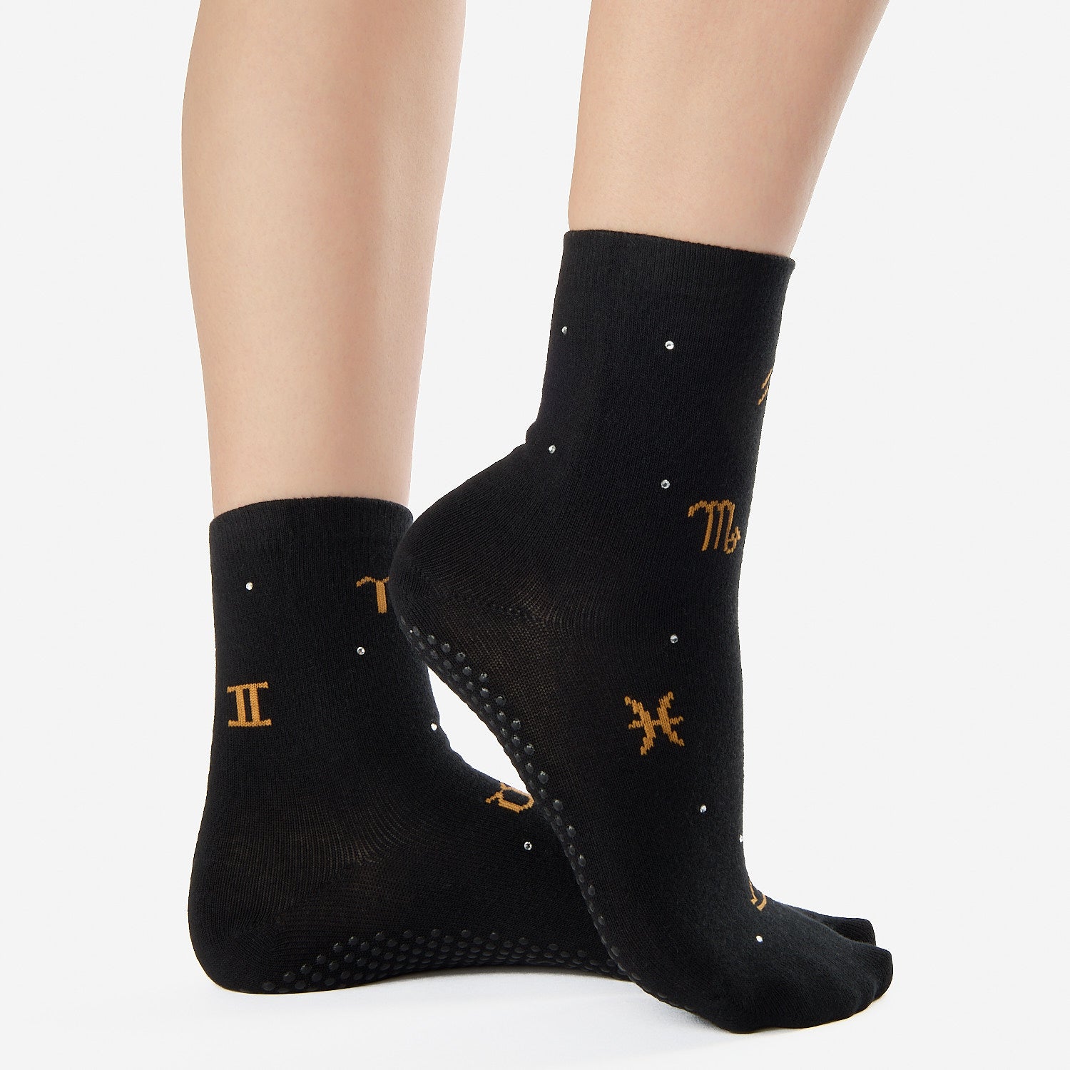 Star Sign Ankle Grip Sock