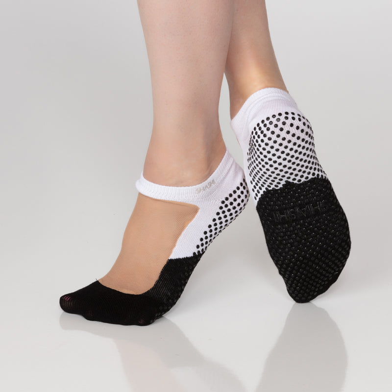 Shashi + Shashi Star Glitter Mesh Non-Slip Sock, Ergonomic, Comfort Socks