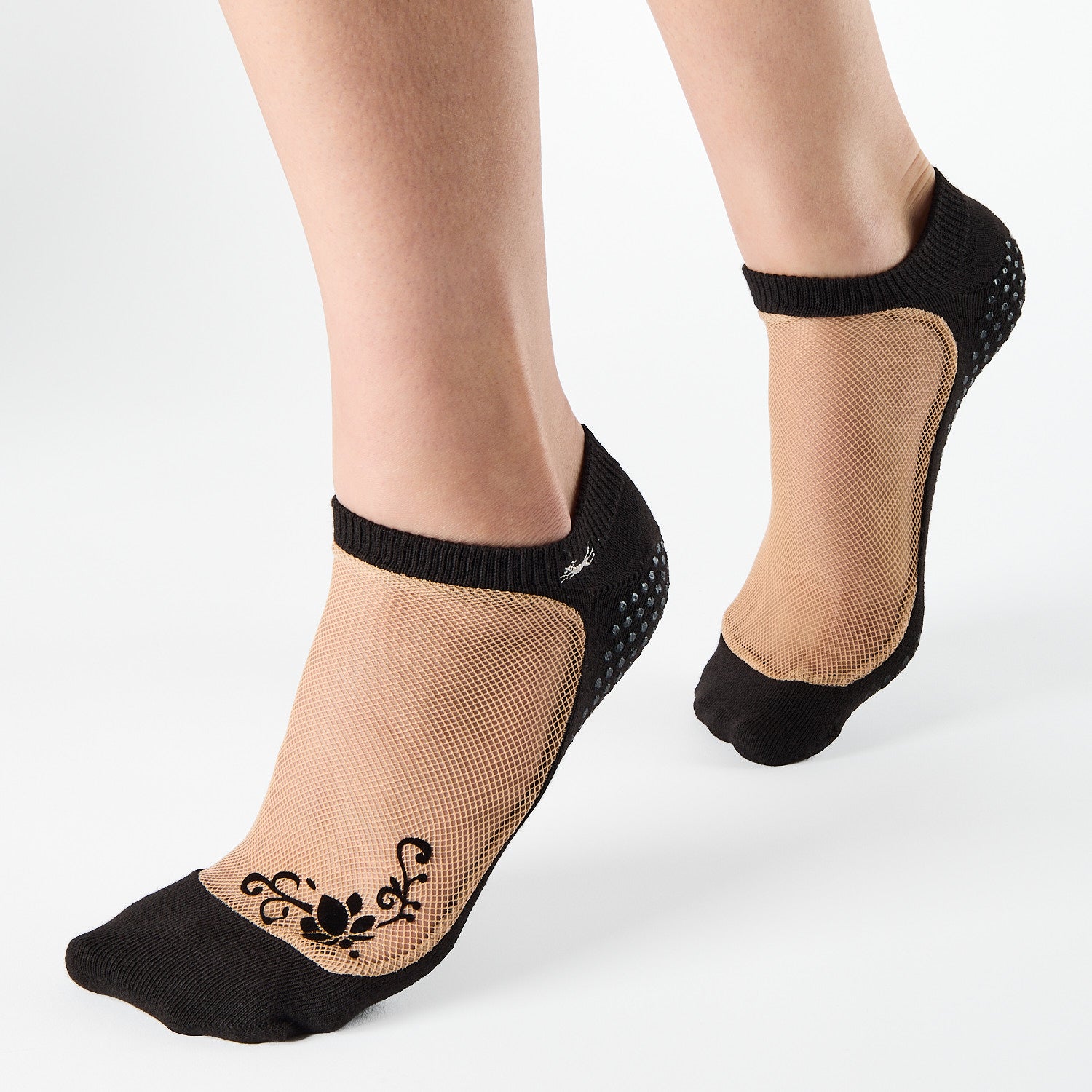 CLASSIC Mesh Regular Toe Pattern | Tattoo Design Appears on Left Foot ONLY!