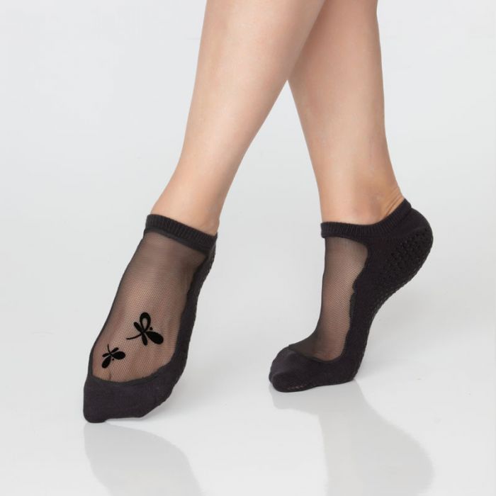 Shashi Glitter Mesh Non Slip Ergonomic Socks For Pilates Barre Ballet Yoga  Dance : : Clothing, Shoes & Accessories
